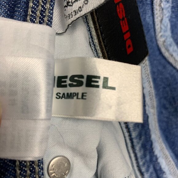 Diesel Babhila-Sp Slim Skinny Regular Waist Denim Mid-Rise Jeans - Picture 10 of 14